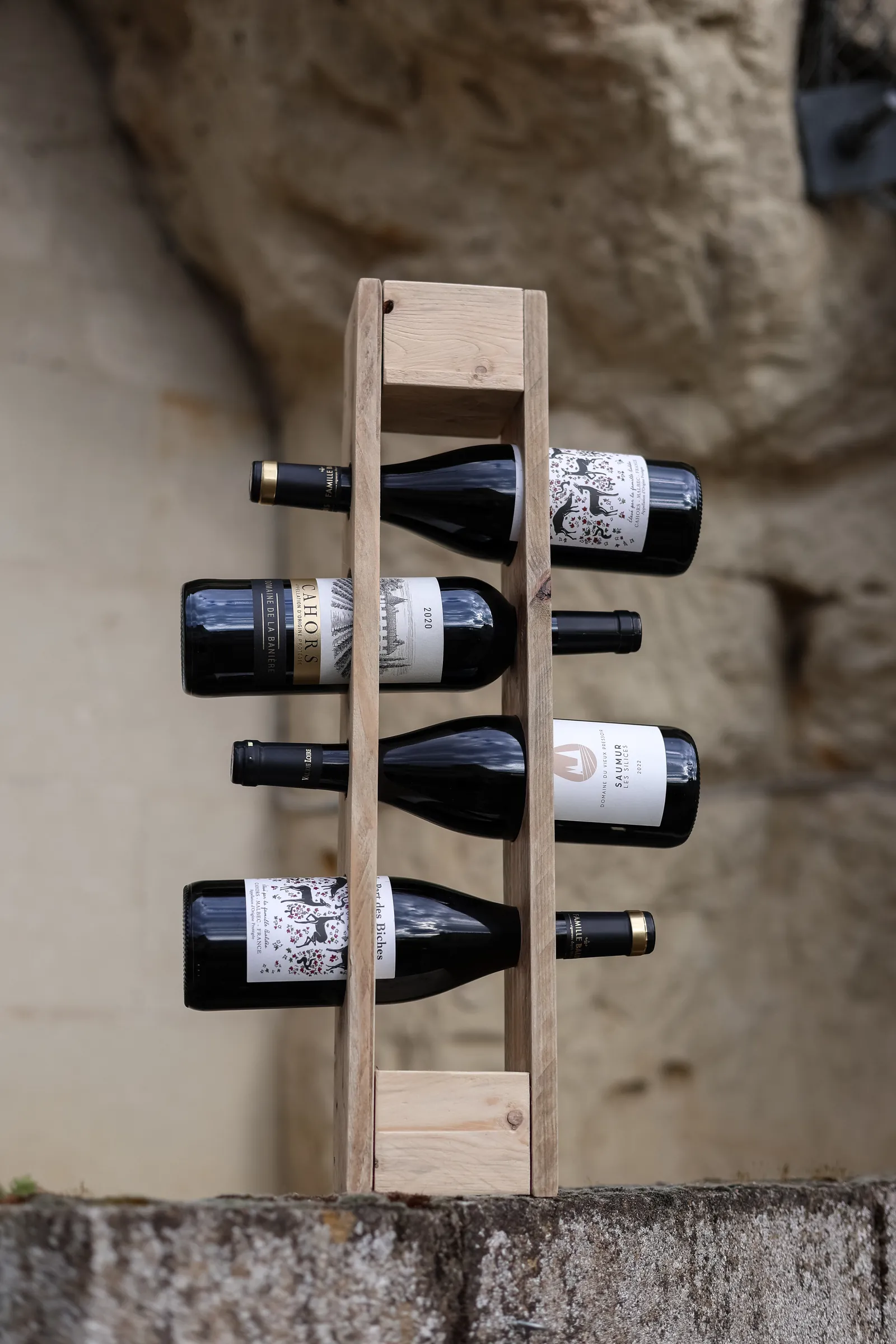 « Elevatum » — Porte-bouteilles